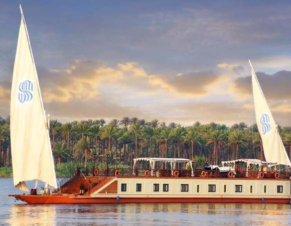5 Day Sonesta Amirat Dahabiya Nile Cruise Luxor to Aswan