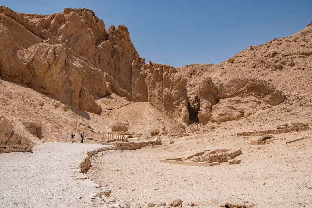 Valley of the Queens Egypt Luxor west bank desert landscape